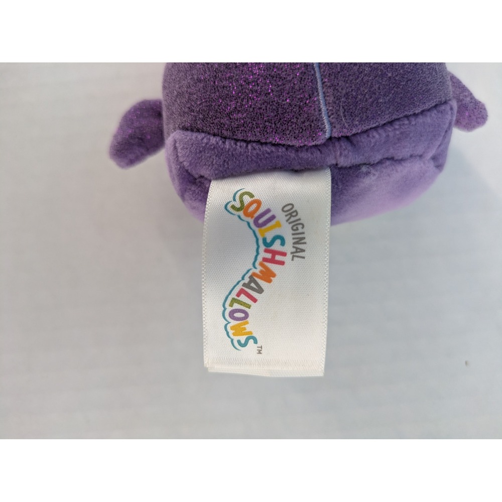 Squishmallows Axel Purple Beetle 3.5" Clip-On Plush For Backpacks Keychains - Picture 2 of 4